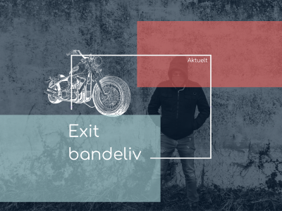 Grafik med hætteklædt person