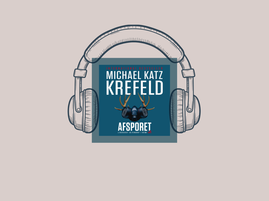 Bogforside med hørebøffer på