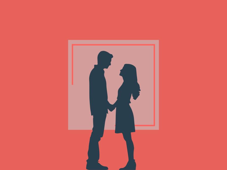 to mennesker, der holder i hånd